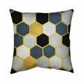 Begin Home Decor 26 x 26 in. Blue Cells-Double Sided Print Indoor Pillow 5541-2626-AB60